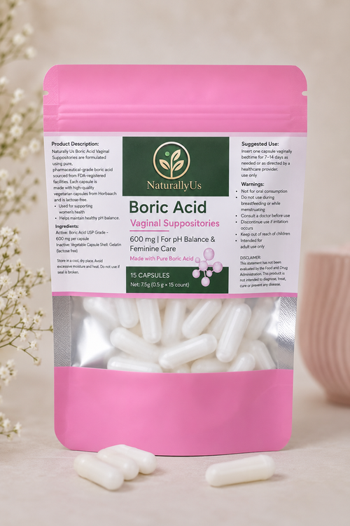 Boric Acid Suppositories (15)
