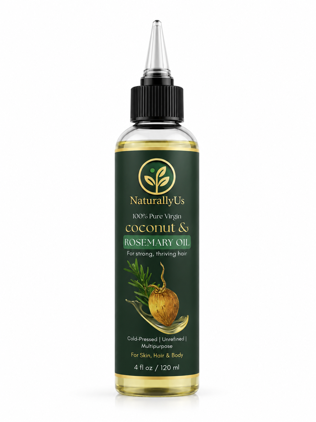 Coconut and Rosemary Oil 4 oz