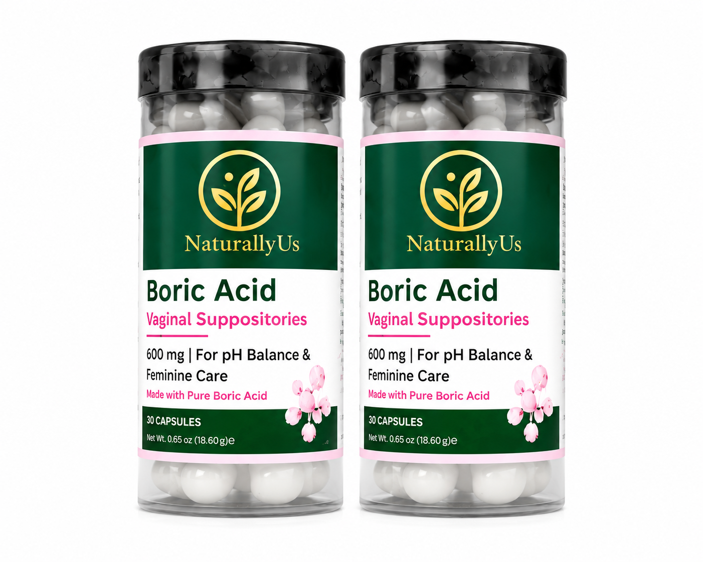 Boric Acid Suppositories (15)
